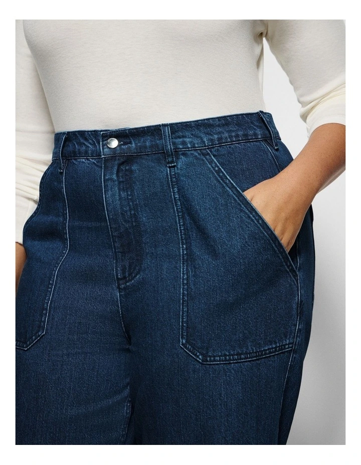 Tayla Jean in Dark Blue Wash image 3