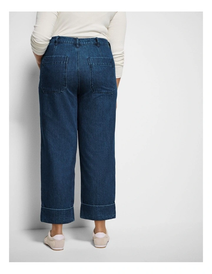 Tayla Jean in Dark Blue Wash image 4