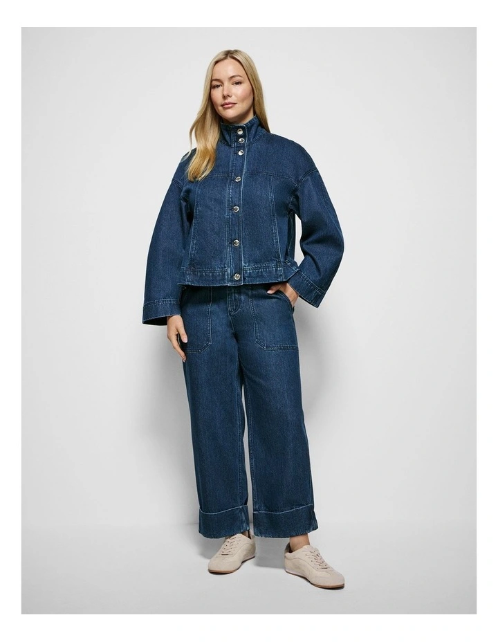 Tayla Jean in Dark Blue Wash image 5
