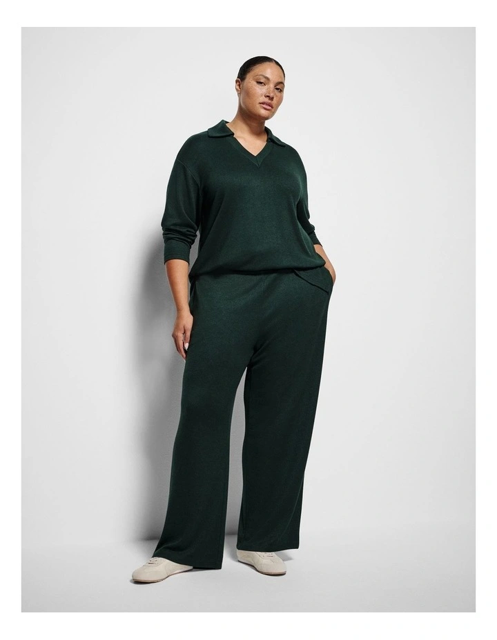 Helen Lounge Pant in Forest Green image 1