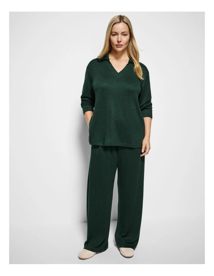 Helen Lounge Pant in Forest Green image 5