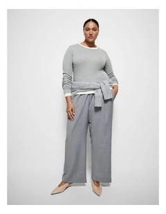 Addison Pant in Light Ash Marle