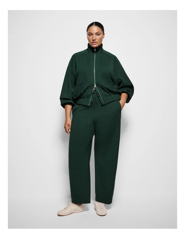 Claire Pant in Forest Green image 1