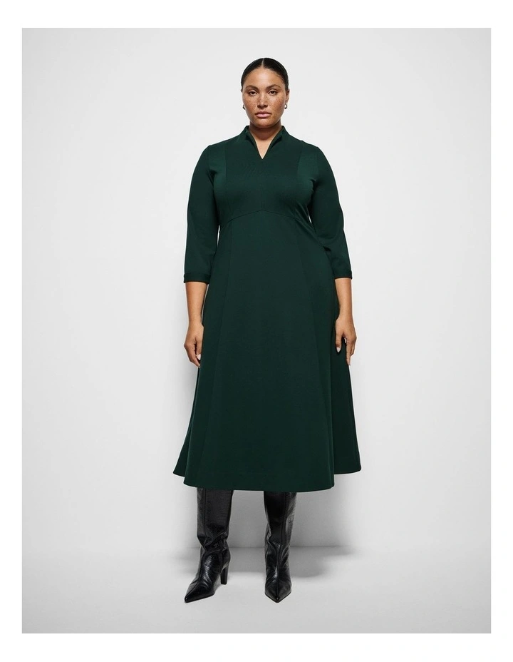 Claire Dress in Forest Green image 4