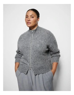 Alex Cardigan in Light Ash Marle