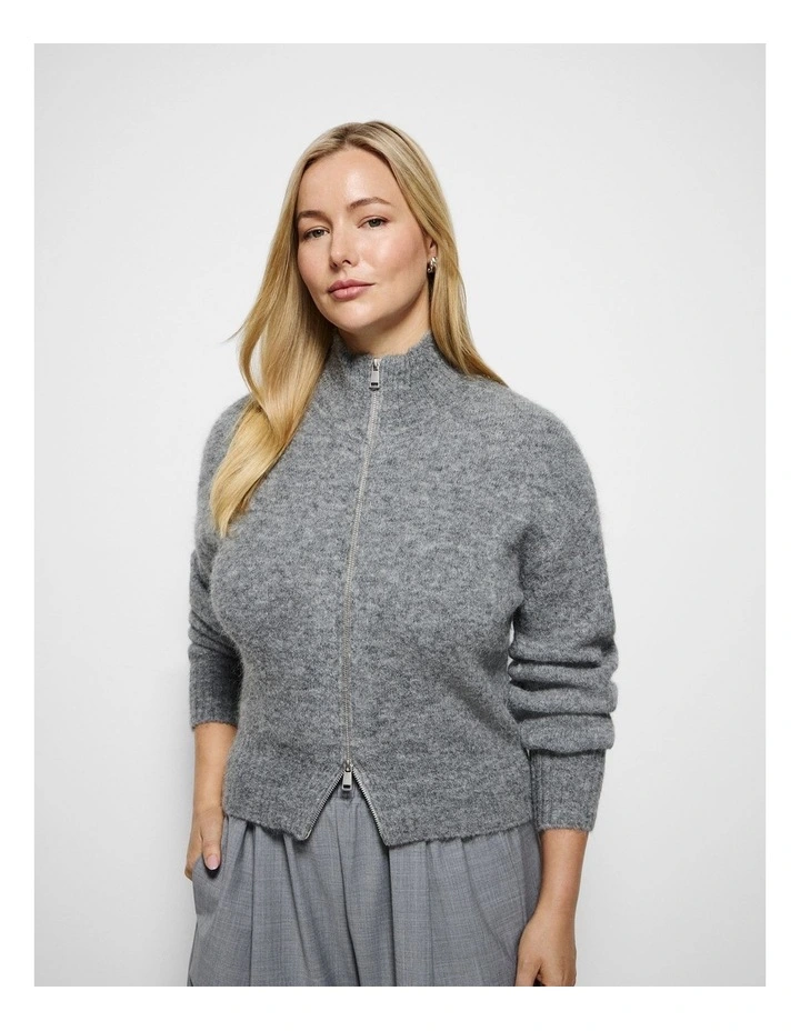 Alex Cardigan in Light Ash Marle image 6