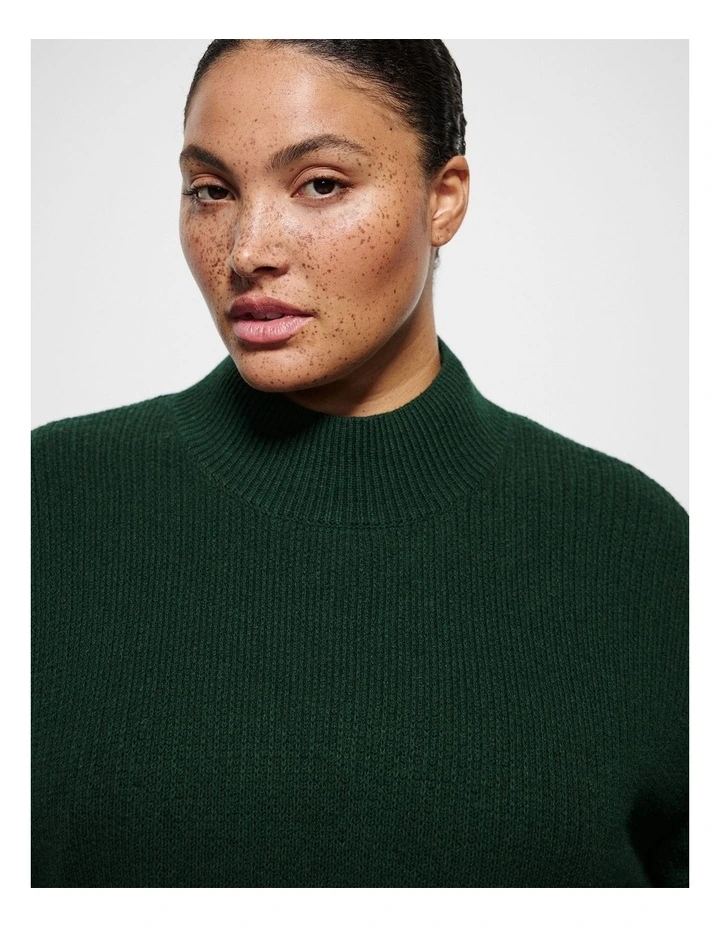 Michelle Knit in Forest Green image 2