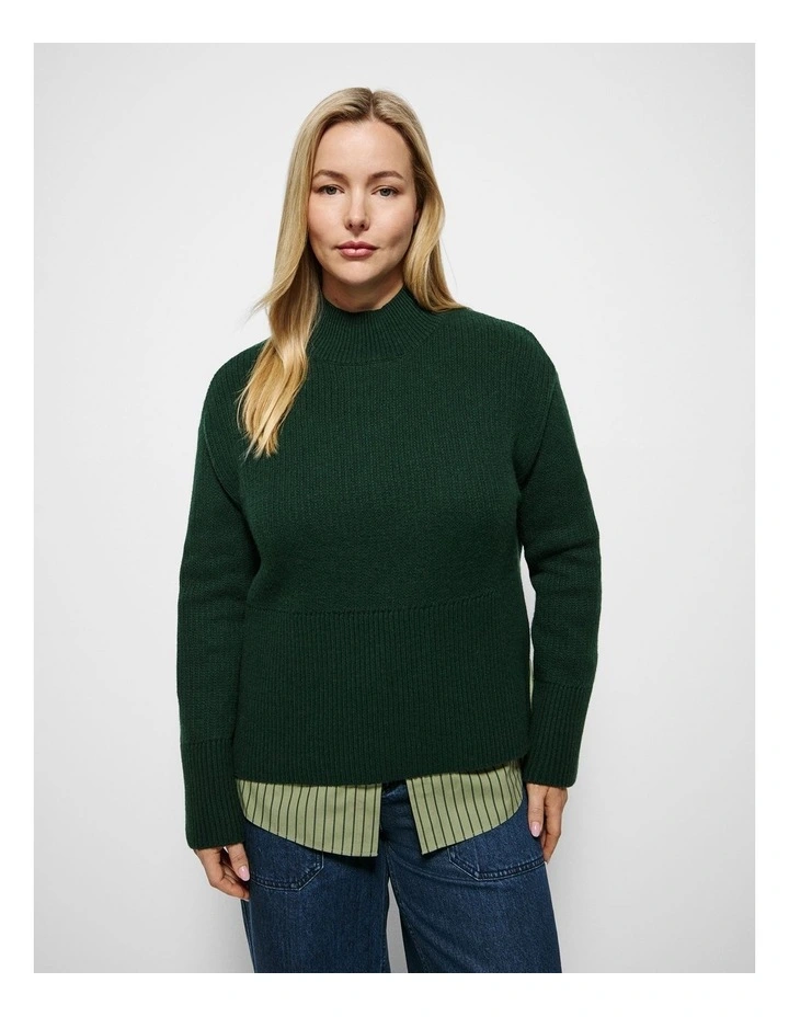 Michelle Knit in Forest Green image 5