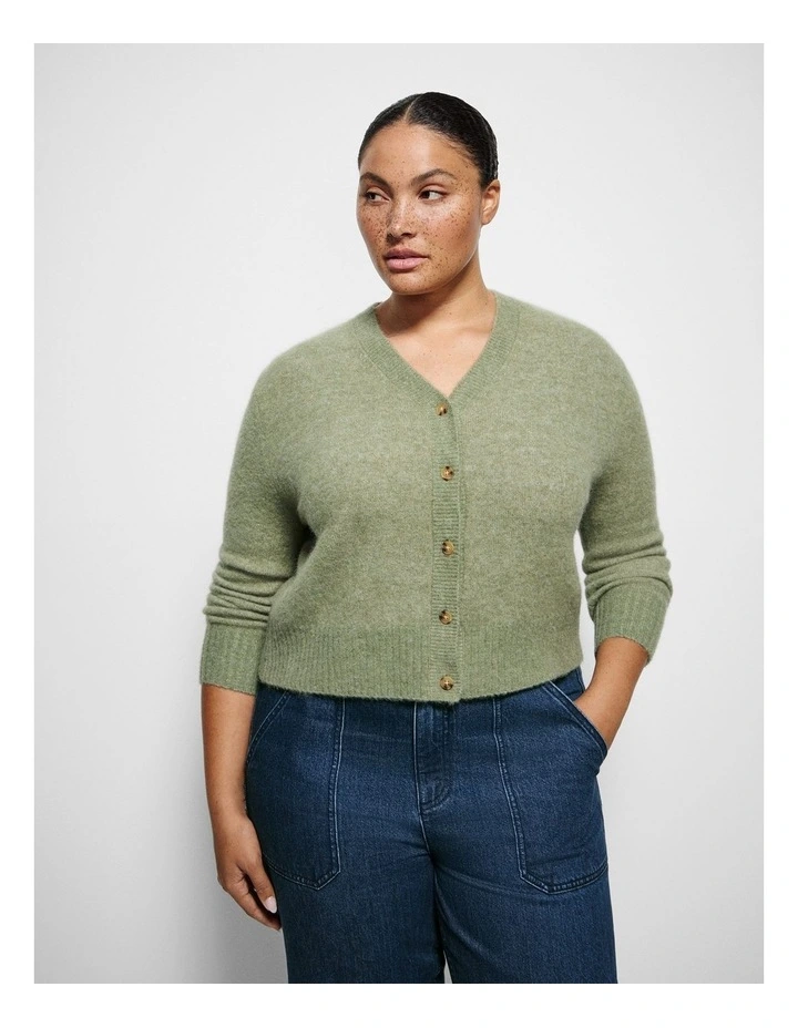 Layla Cardigan in Sage image 1