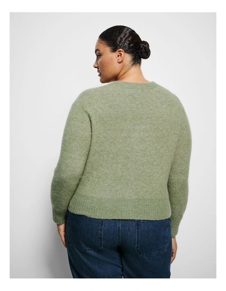 Layla Cardigan in Sage image 3