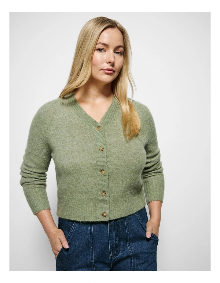 Layla Cardigan in Sage image 5