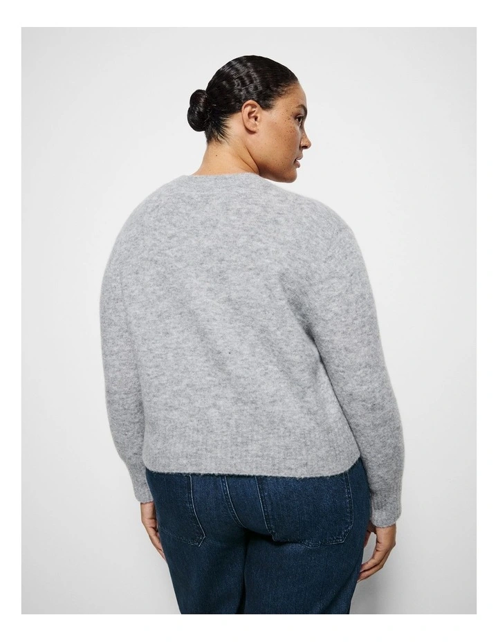 Layla Cardigan in Light Ash Marle image 3