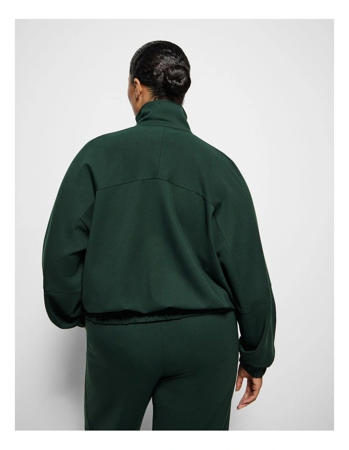 Claire Bomber Jacket in Forest Green image 3