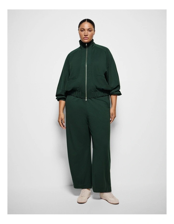 Claire Bomber Jacket in Forest Green image 4