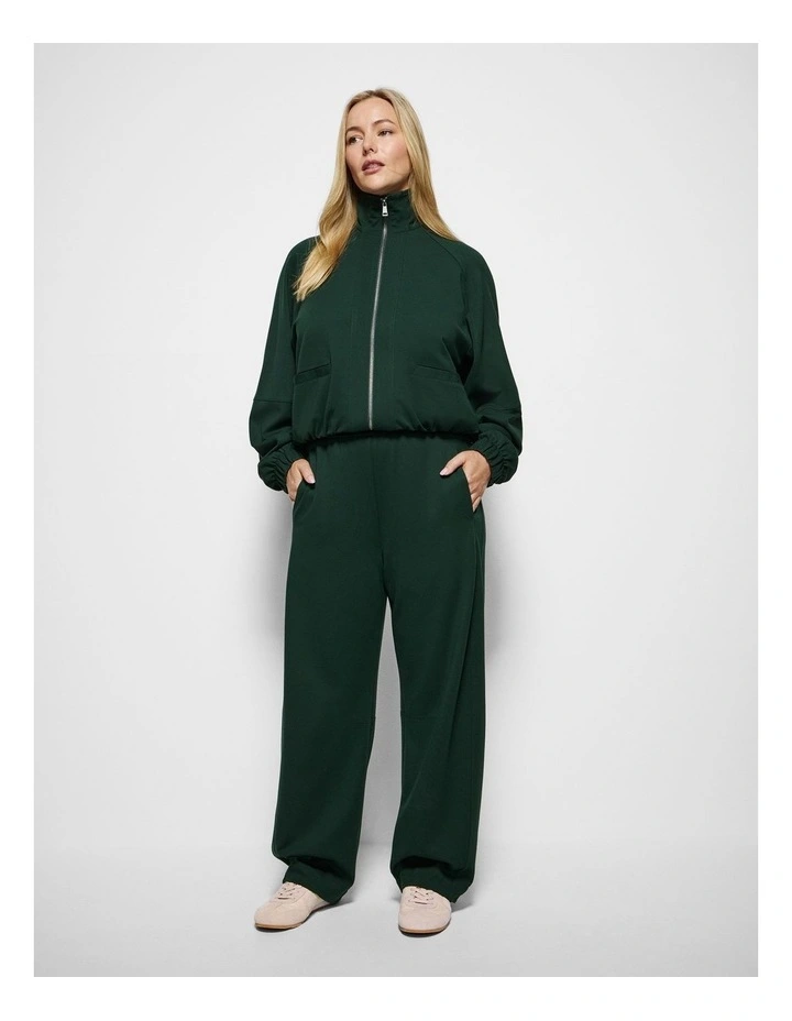 Claire Bomber Jacket in Forest Green image 6