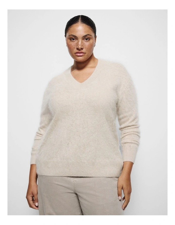 Olivia Knit Top in Almond image 1