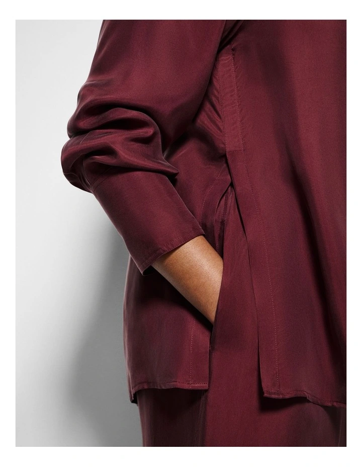 Keyla Shirt in Port image 2