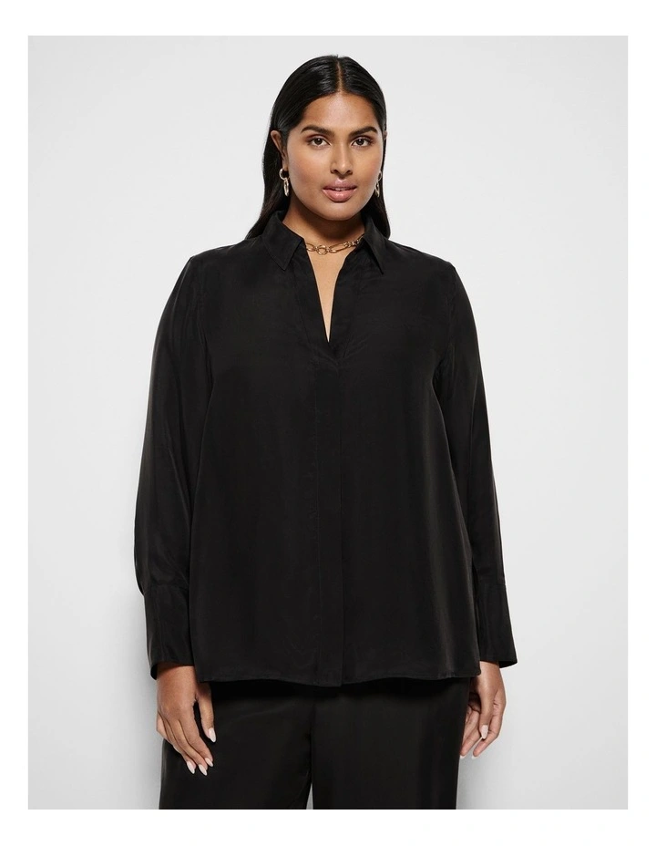 Keyla Shirt in Black image 1