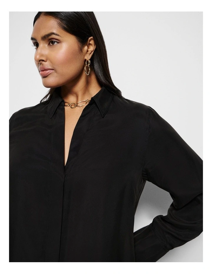 Keyla Shirt in Black image 2
