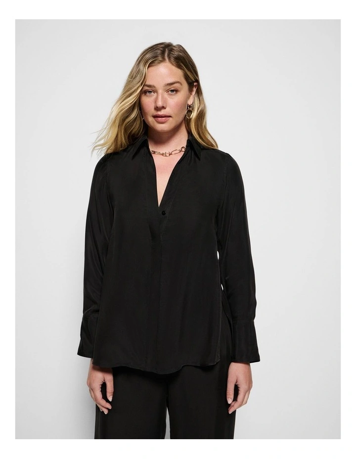 Keyla Shirt in Black image 5