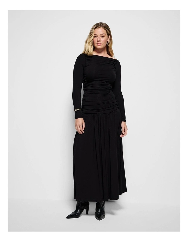 Monique Dress in Black image 5