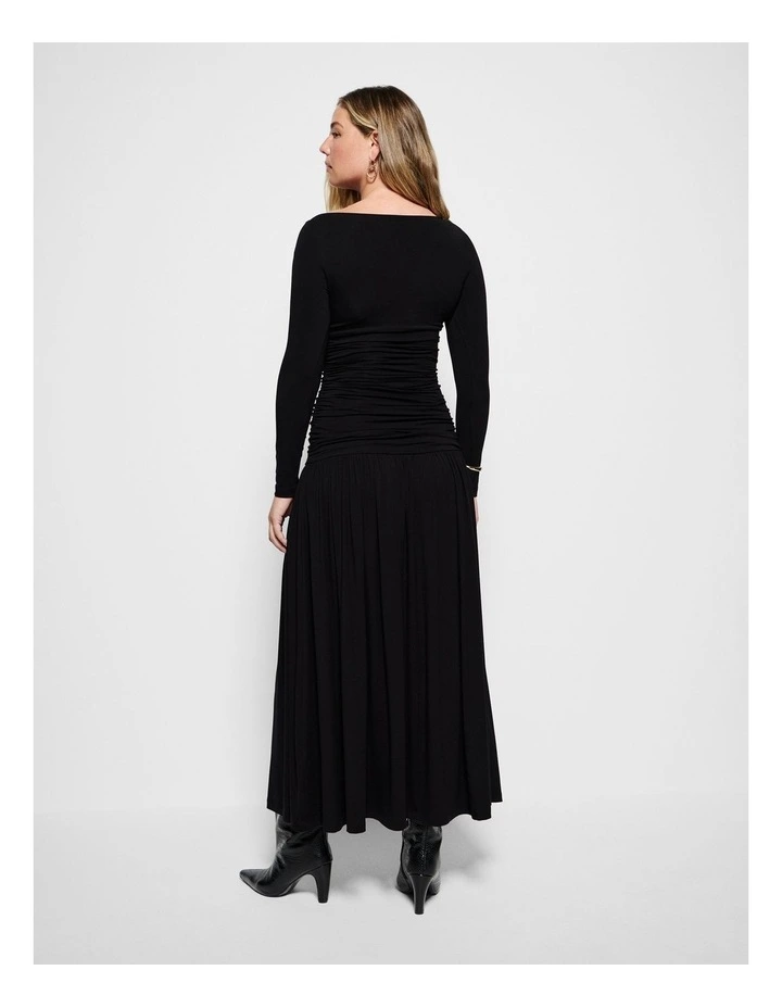 Monique Dress in Black image 7