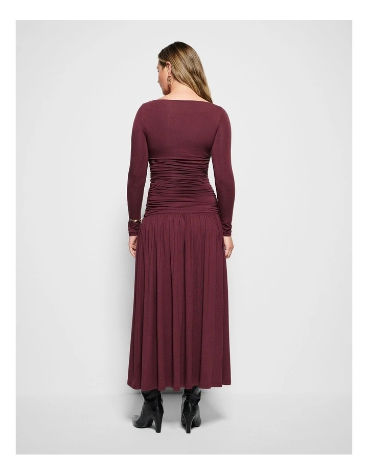 Monique Dress in Port image 6