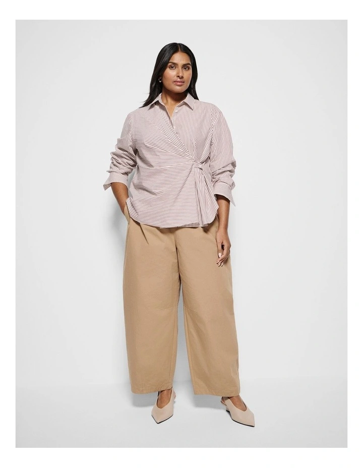 Cecilia Shirt in Port Mini Stripe image 4