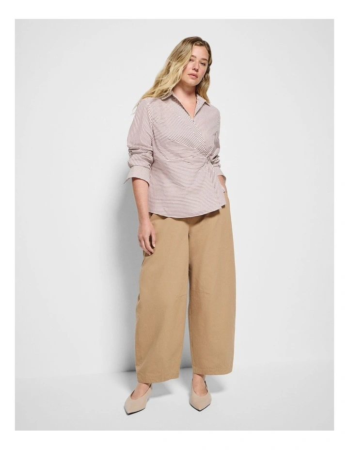 Cecilia Shirt in Port Mini Stripe image 7
