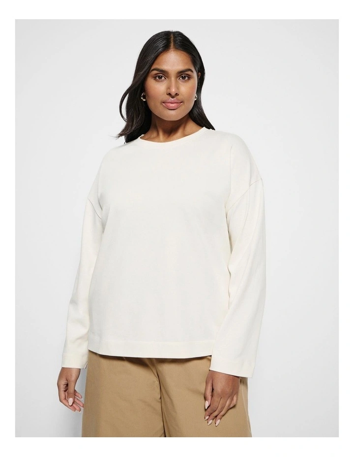Eloise Top in Winter White image 1