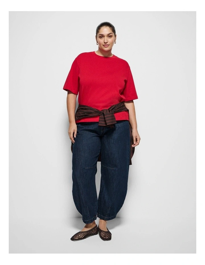 Modern Tee in Rouge image 4