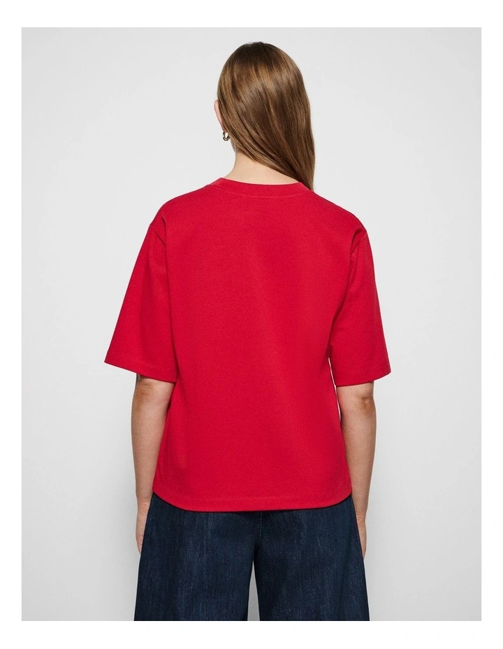Modern Tee in Rouge image 7