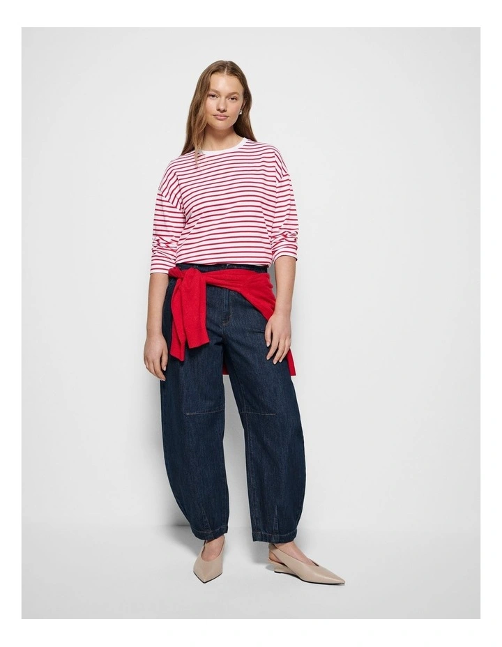 Eloise Top in Rouge Stripe image 7