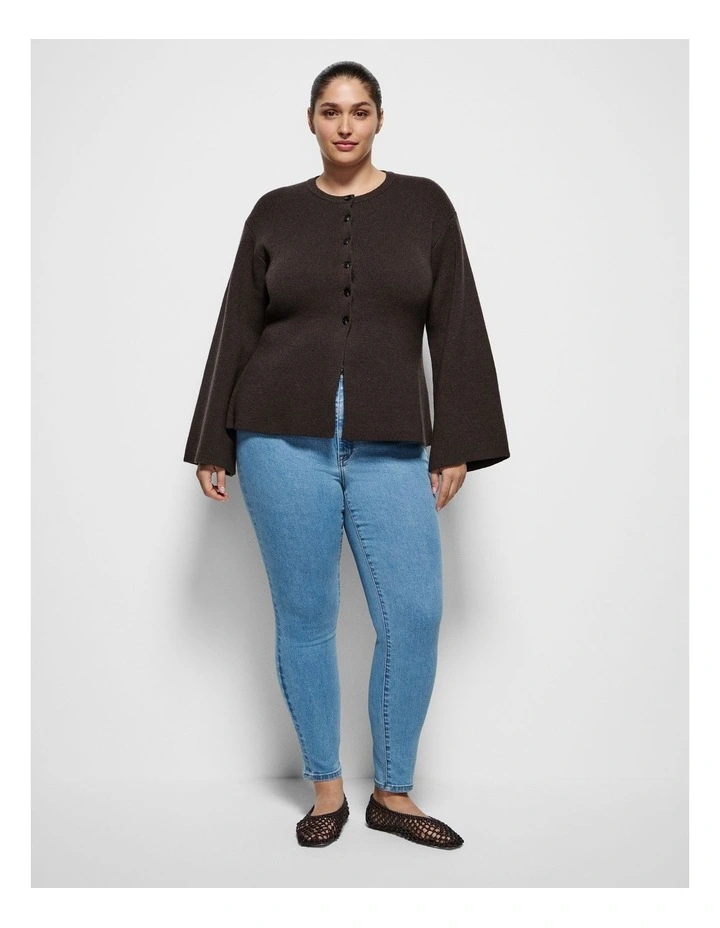 Skinny Leg Jean in Light Blue Wash image 1