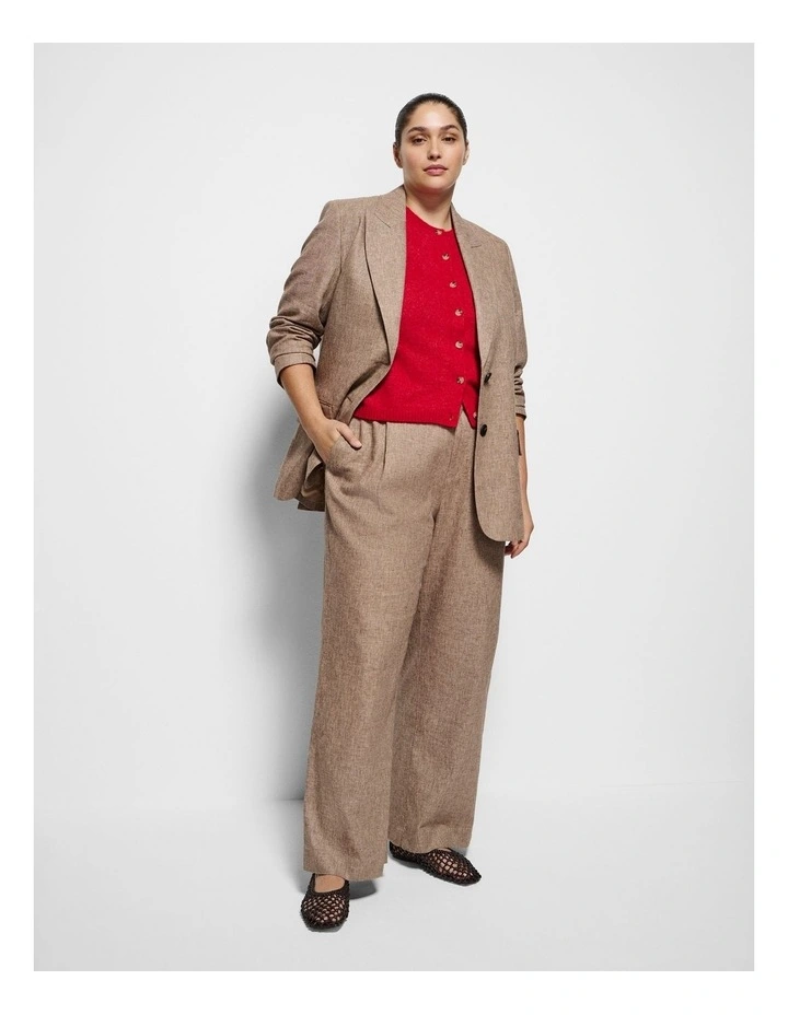 Bethanie Pant in Dark Flax image 1