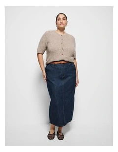 Caroline Skirt in Raw Denim