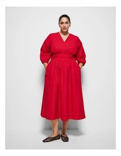 Lillian Dress in Rouge