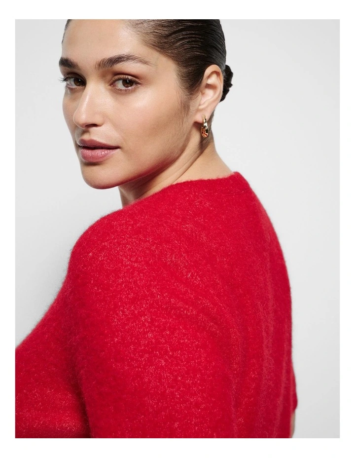 Leanna Cardigan in Rouge image 2