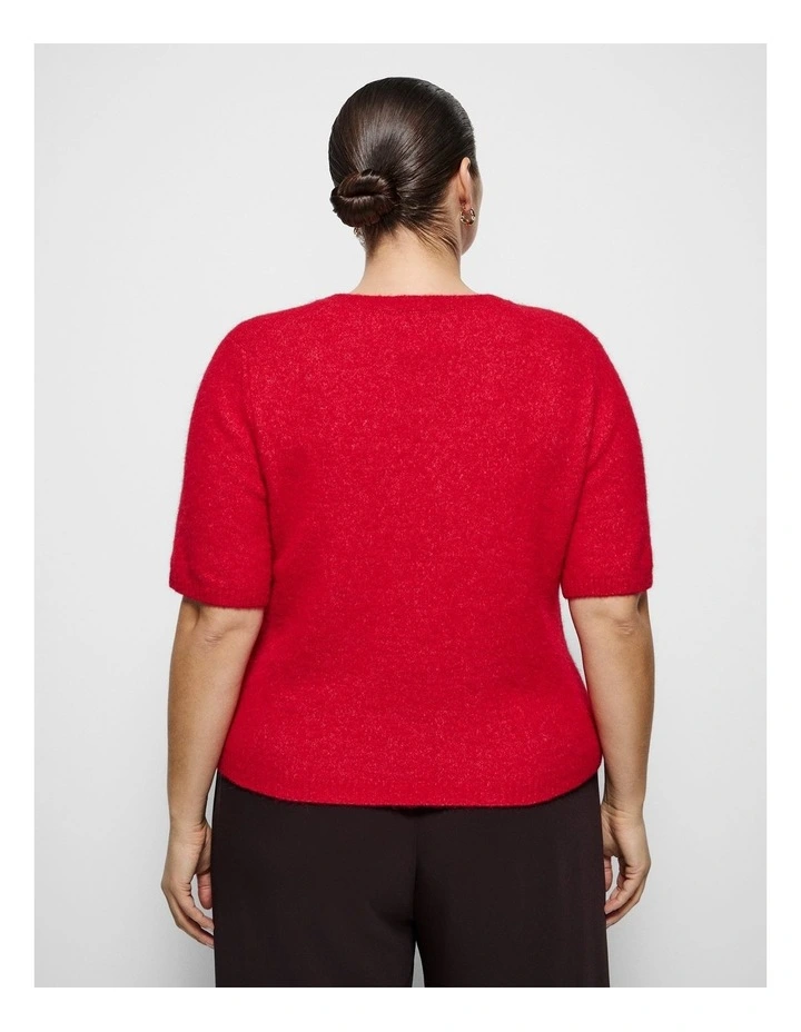 Leanna Cardigan in Rouge image 3