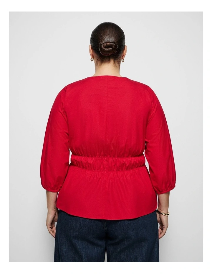 Lillian Shirt in Rouge image 3