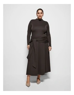 Michala Dress in Bitter Chocolate