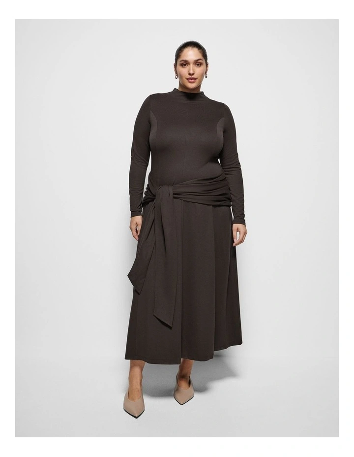 Michala Dress in Bitter Chocolate image 1