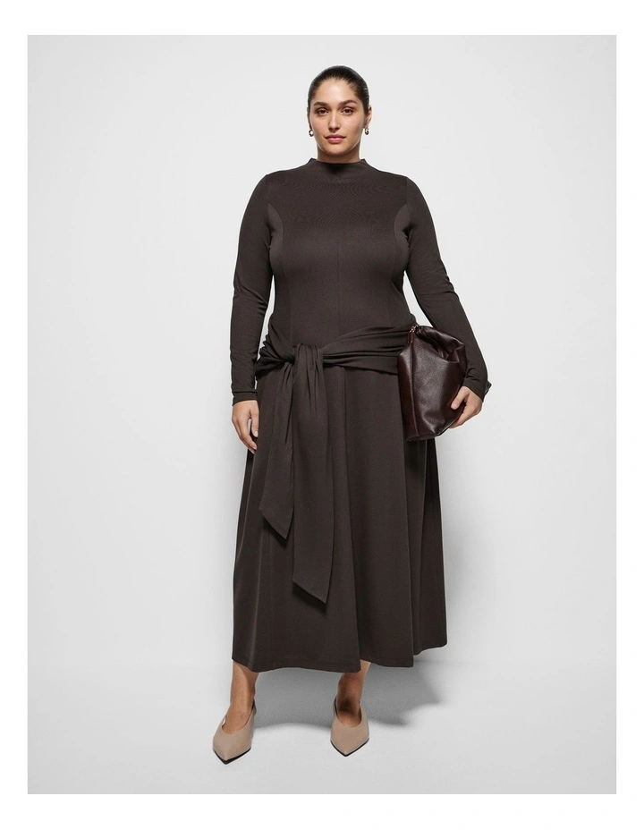 Michala Dress in Bitter Chocolate image 4