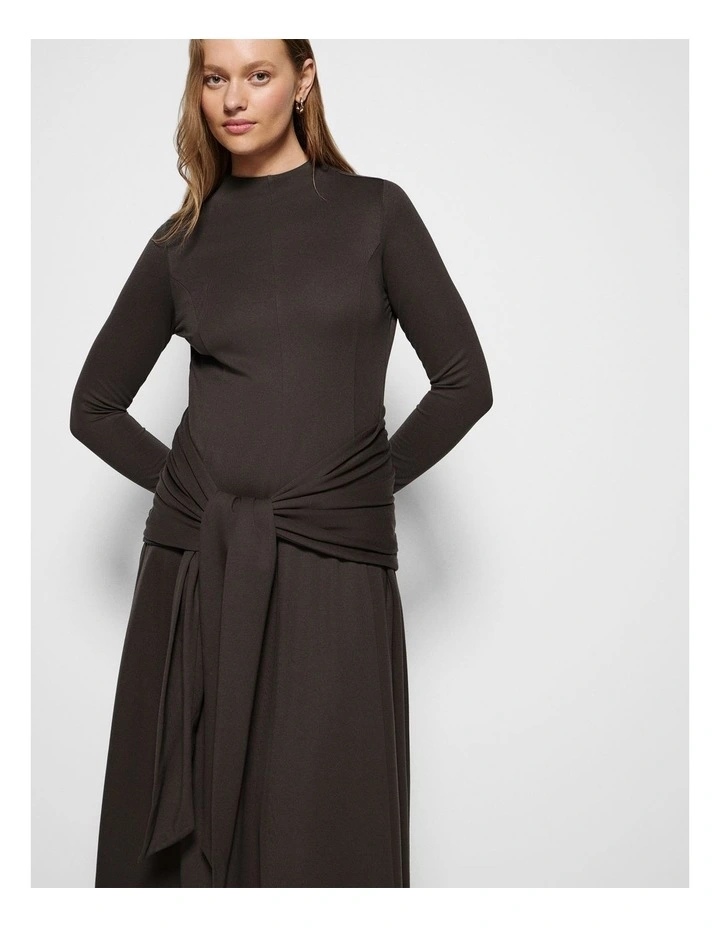 Michala Dress in Bitter Chocolate image 6