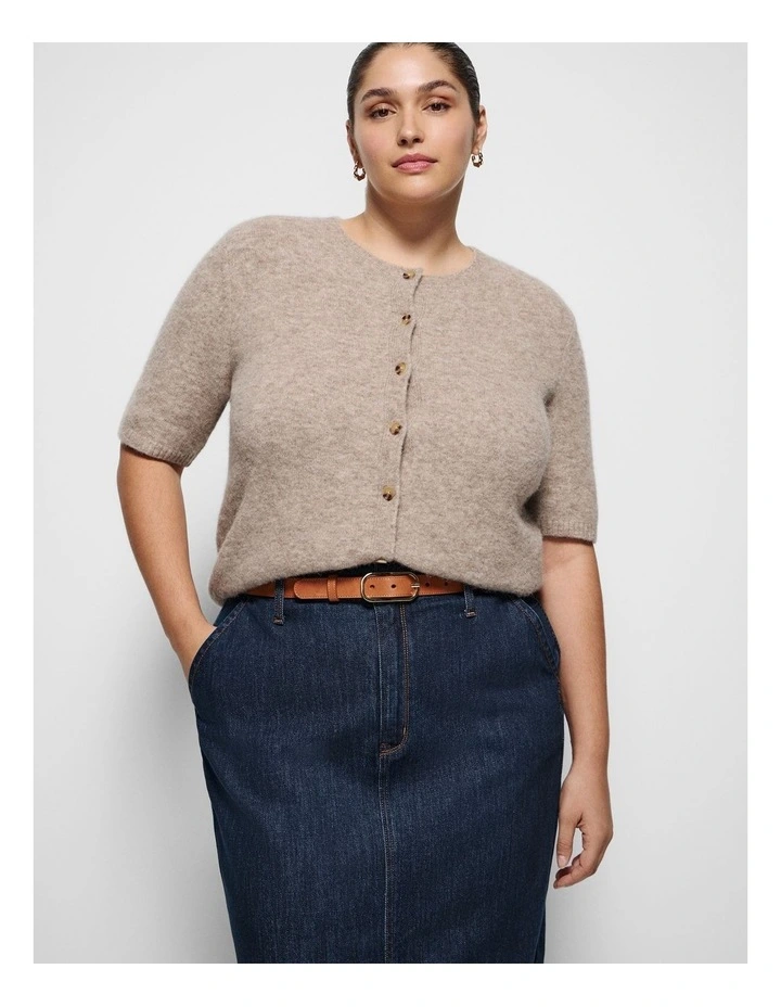 Maya Leather Belt in Tan image 2
