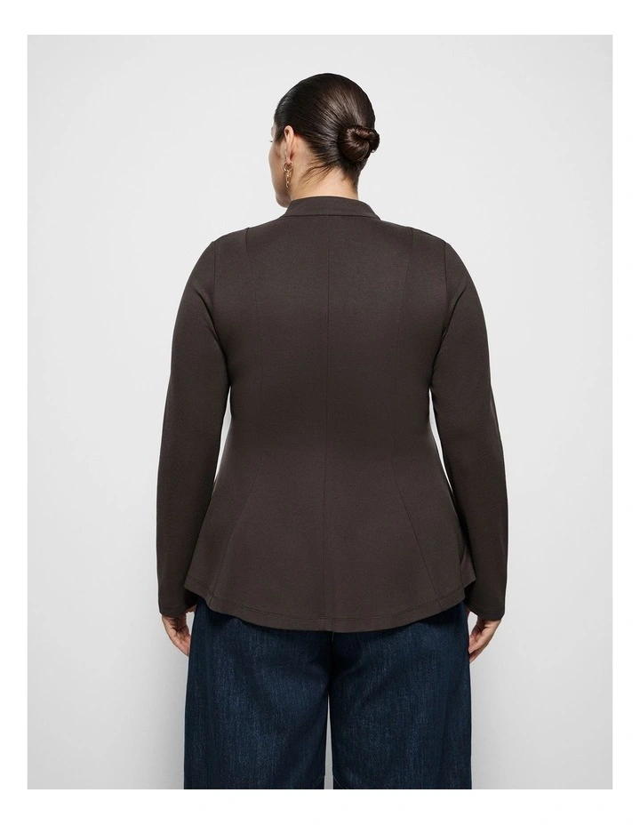 Michala Top in Bitter Chocolate image 3