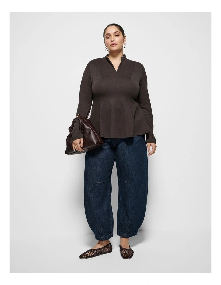 Michala Top in Bitter Chocolate image 4