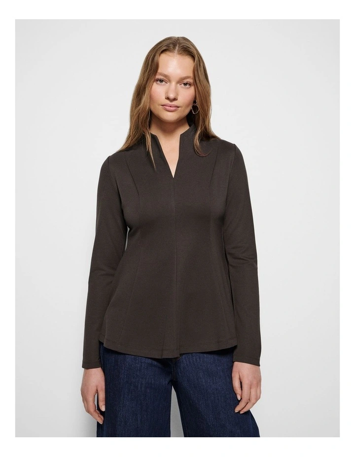 Michala Top in Bitter Chocolate image 5