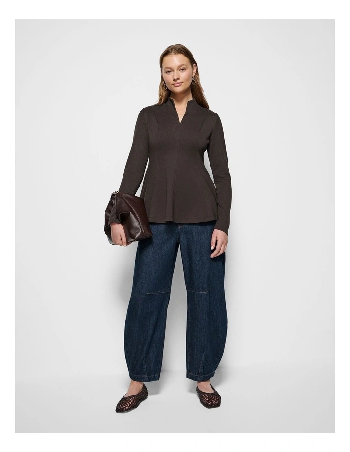 Michala Top in Bitter Chocolate image 7