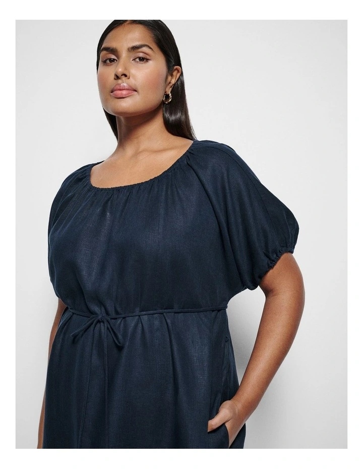 Belinda Dress in Navy image 2